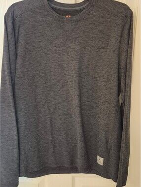 Rugged Elements Men's Durable Utility Long Sleeve Crewneck Shirt